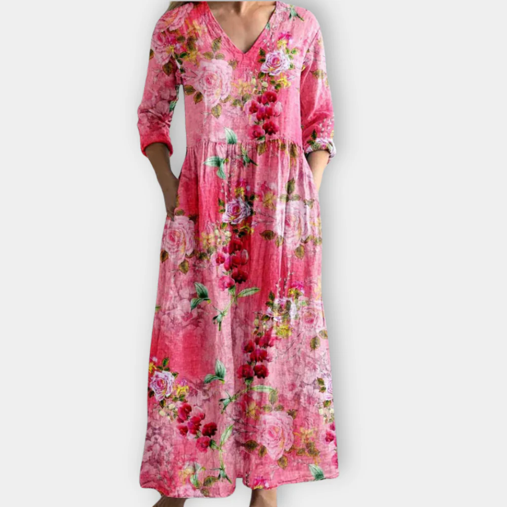 Henrietta - Effortlessly Chic Boho Maxi Dress
