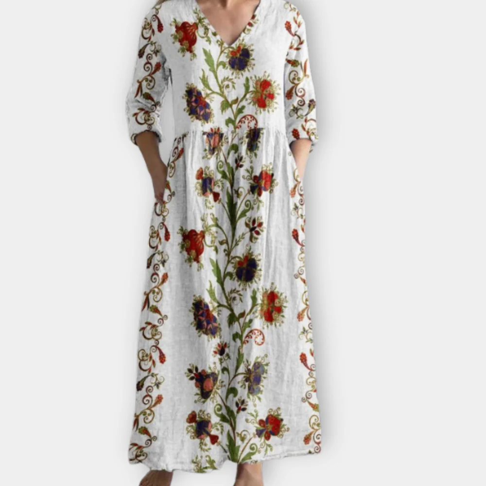 Evangeline - Robe d'été bohème chic décontractée