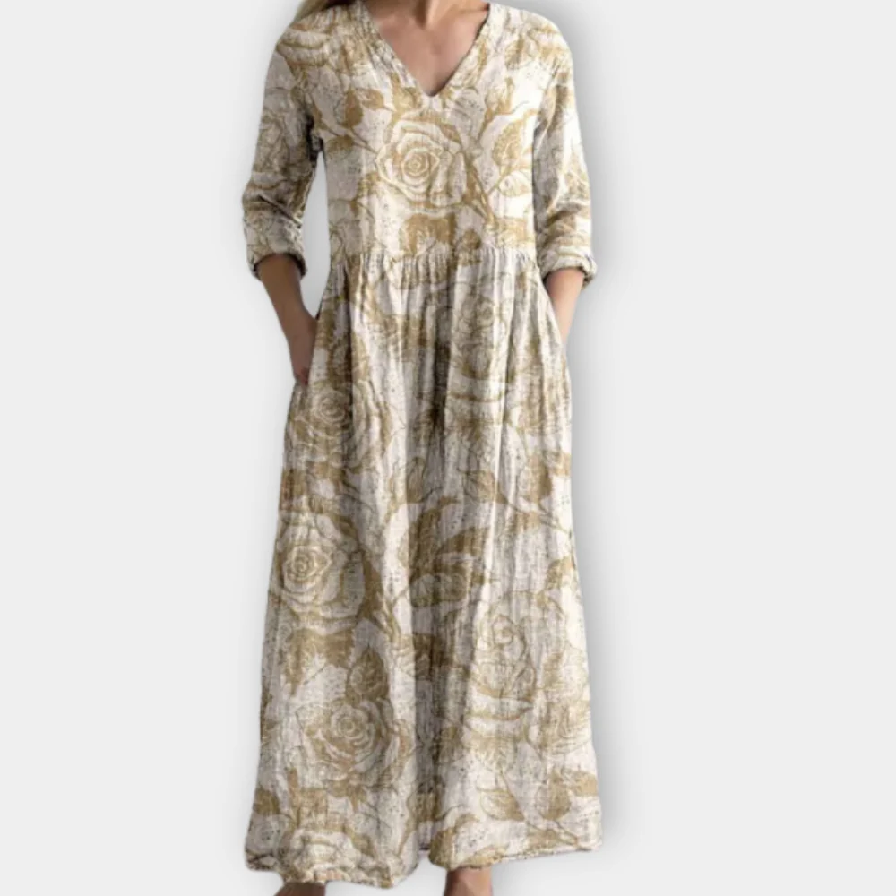 Lustrous - Chic and Flowing Bohemian Summer Dress