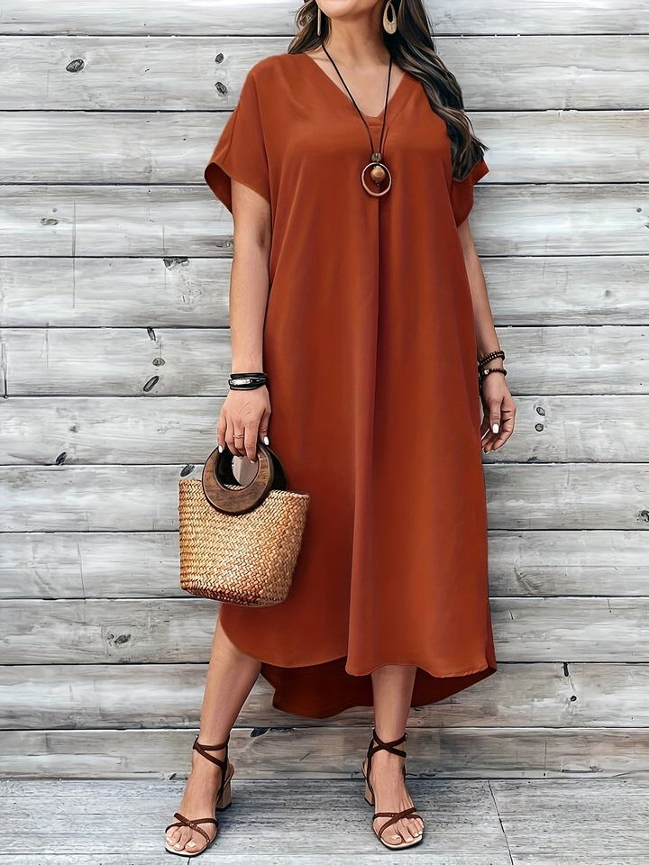 Hailey | Grande Taille V-neck Robe