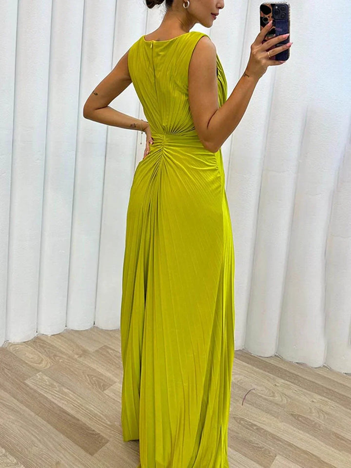 Kendra - Robe Maxi Fendue Élégante et Indémodable