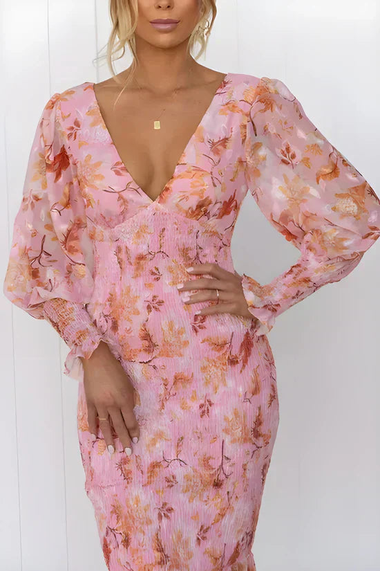 Amara | Robe Éblouissante à Fleurs