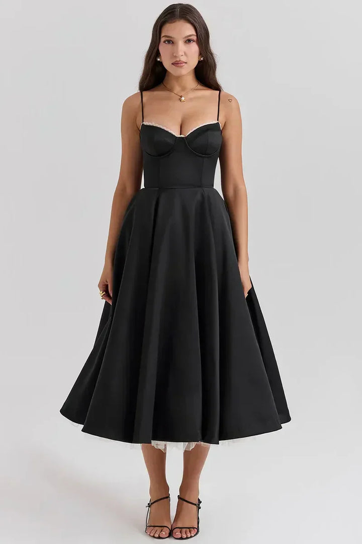 Minerva - Robe de Luxe à Bretelles Spaghetti pour Princesse