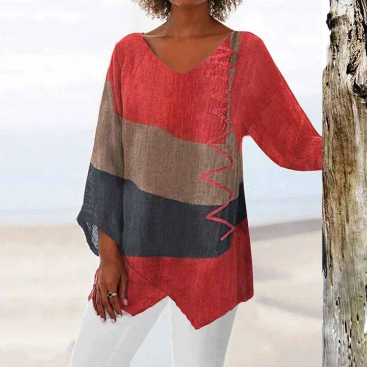 Caitlin™ - Blouse Flatteuse pour le Ventre