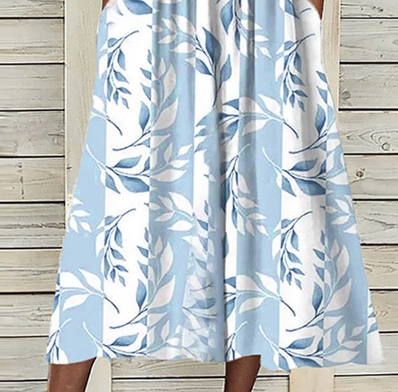 Greer - Robe Midi à Motif Floral avec Veste Coordonnée