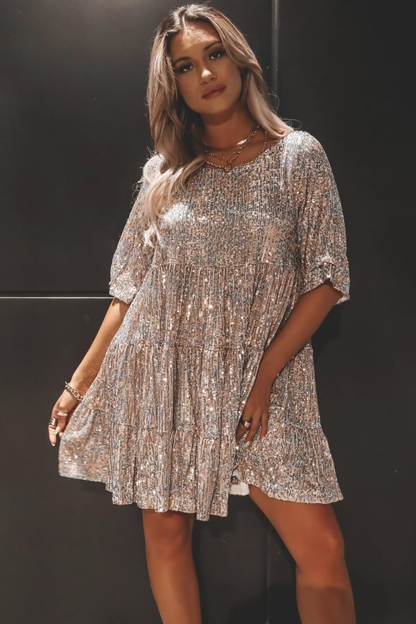 Coco - Mini Sequin Robe