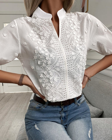 Leah™ - Élégante Blouse Classique