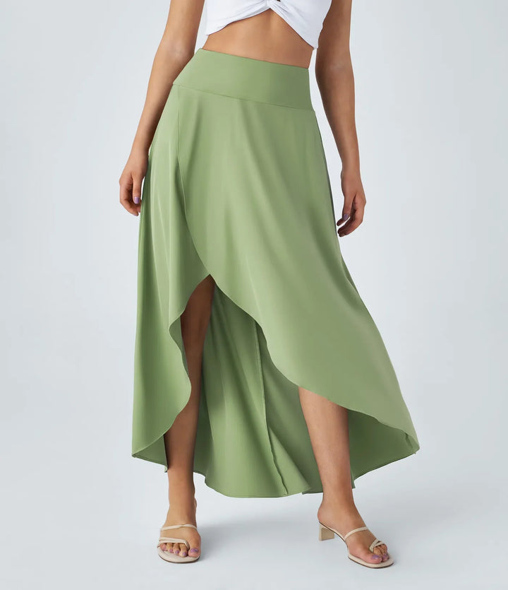 Natalia | Jupe Maxi Fendue et Confortable" can be rewritten as "Jupe Maxi Fendue Natalia - Élégance et Confort.
