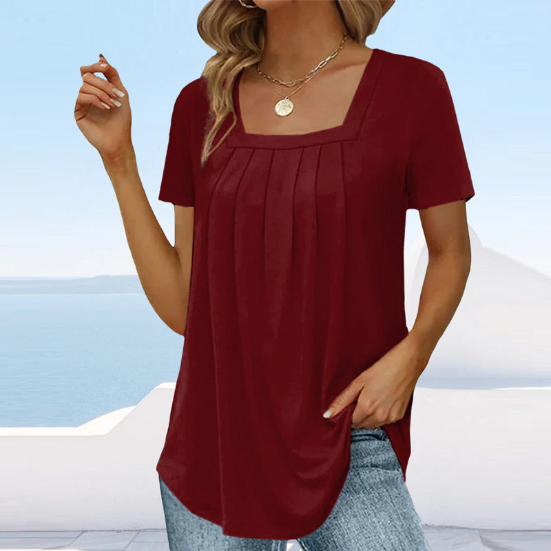 Mindy™ - Élégante Blouse Plissée