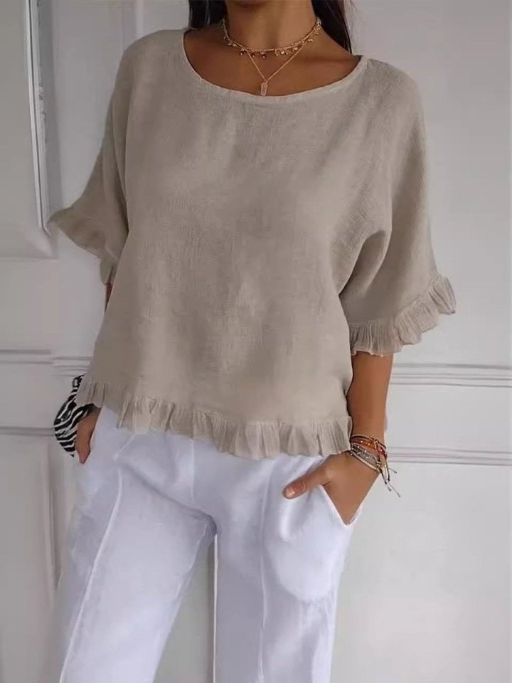 Claudia™ - Élégante Blouse Décontractée