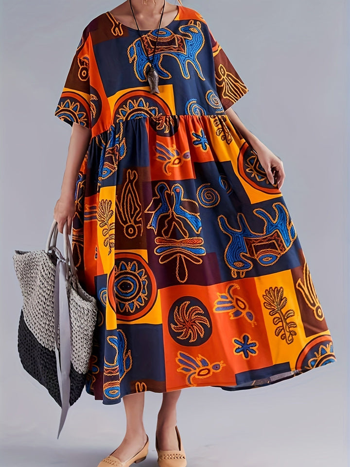 Rosie | Grande Taille Pop Art Robe