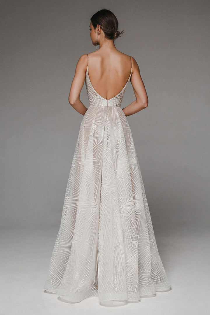 Thalassa - Long Sparkling Evening Gown