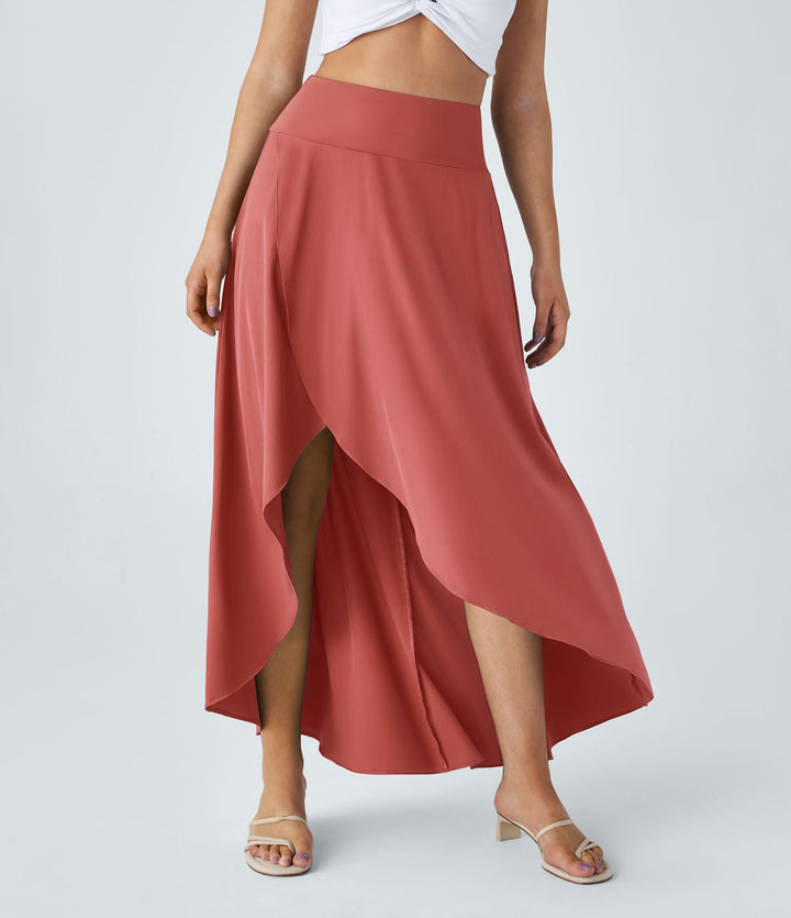 Natalia | Jupe Maxi Fendue et Confortable" can be rewritten as "Jupe Maxi Fendue Natalia - Élégance et Confort.