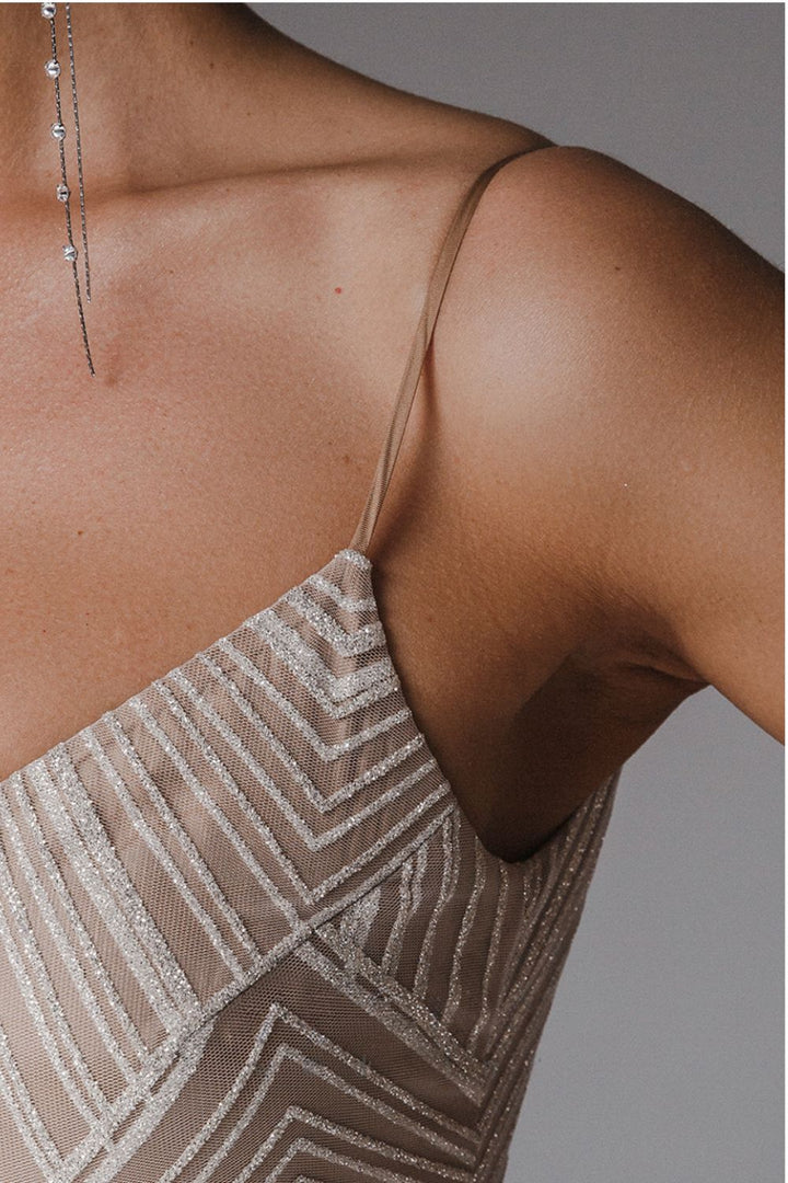 Thalassa - Long Sparkling Evening Gown