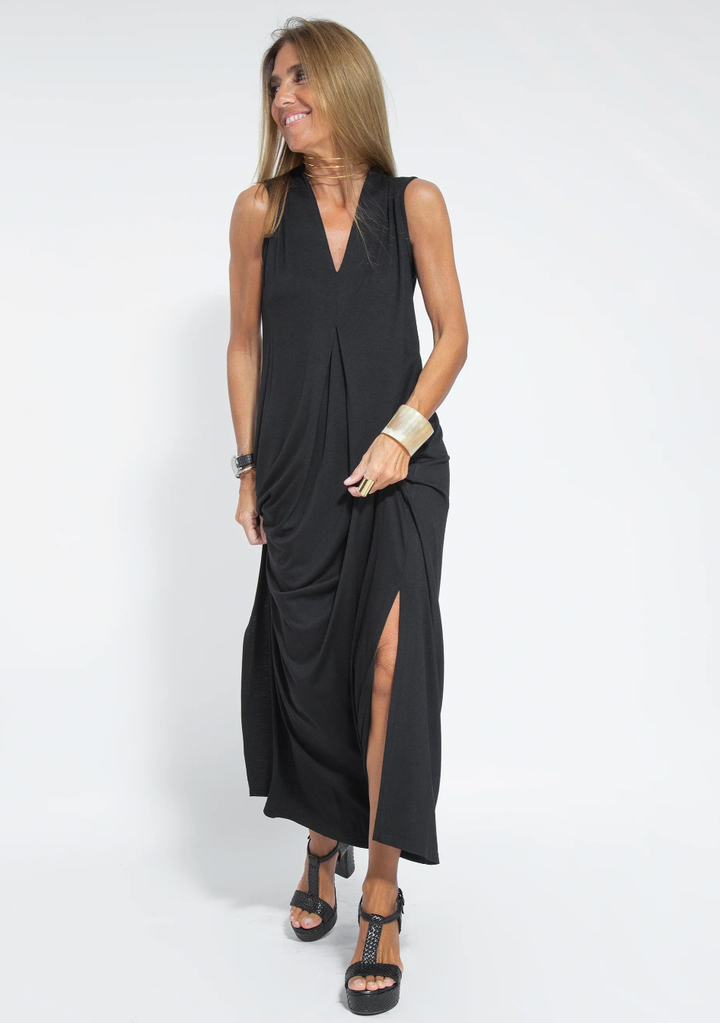 Kendall - Robe Maxi d'Été Unie