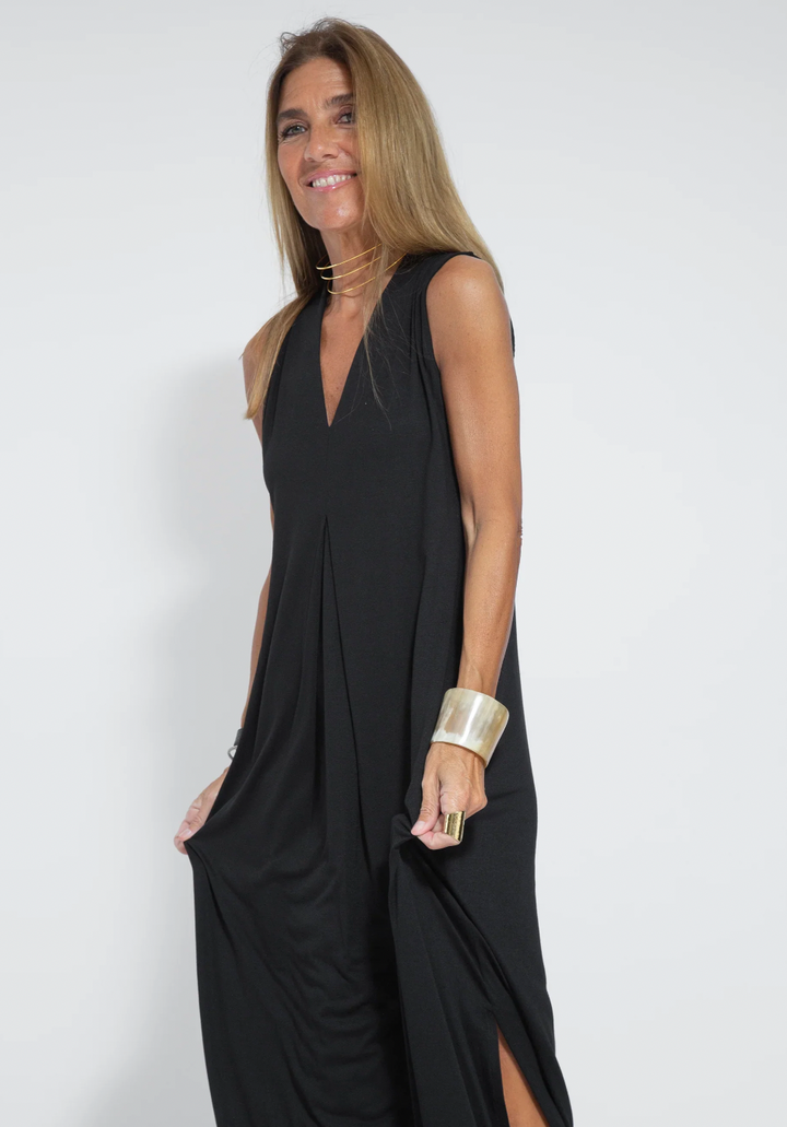 Kendall - Robe Maxi d'Été Unie