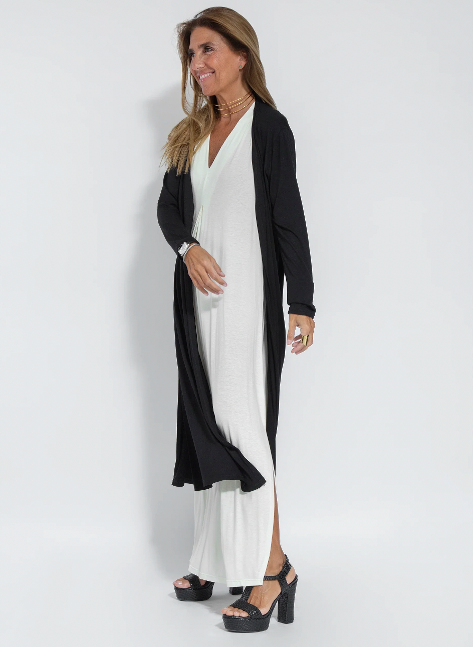 Kendall - Robe Maxi d'Été Unie