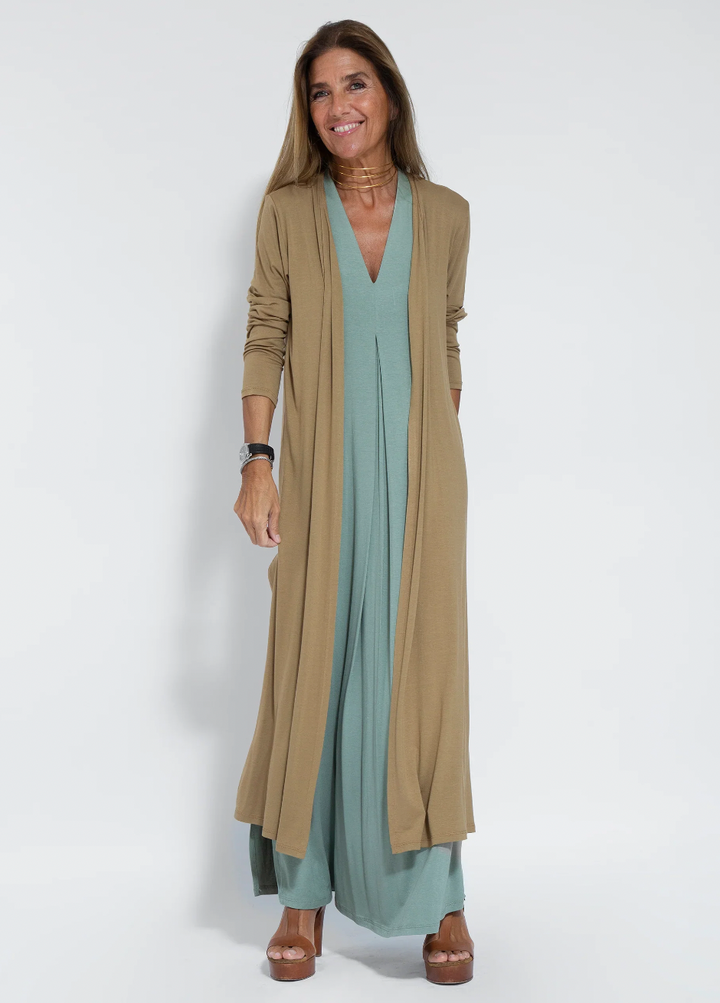 Kendall - Robe Maxi d'Été Unie
