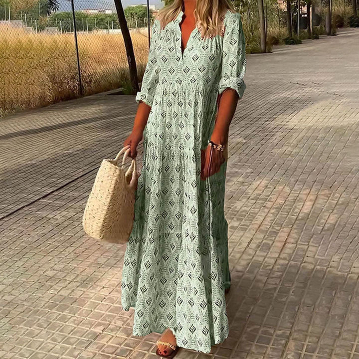 Nora - Élégante Robe Maxi Boho