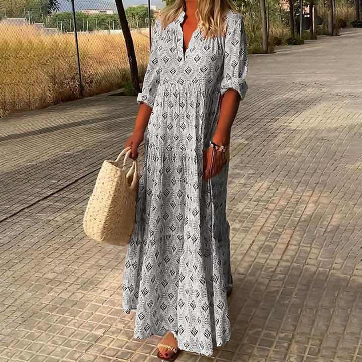 Nora - Élégante Robe Maxi Boho