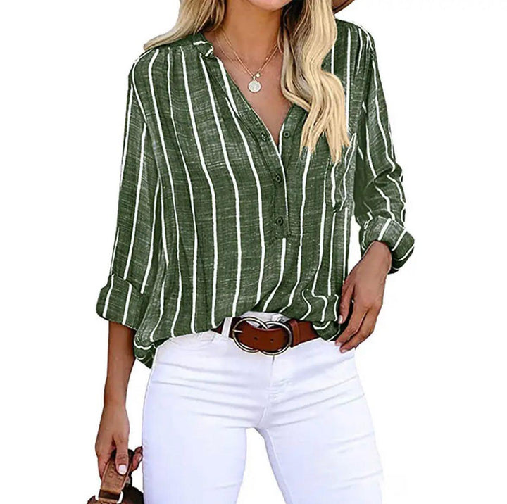 Giana™ - Casual Striped Blouse