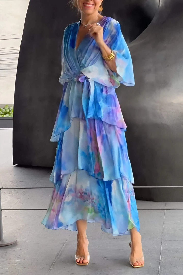 Diana | Éblouissante Robe à V-Cou