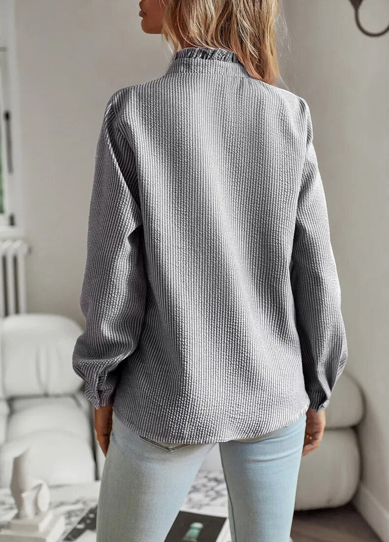Belle™ - Élégante Polo Blouse