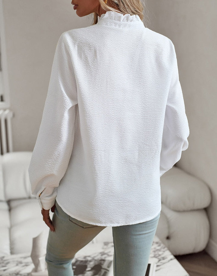 Belle™ - Élégante Polo Blouse