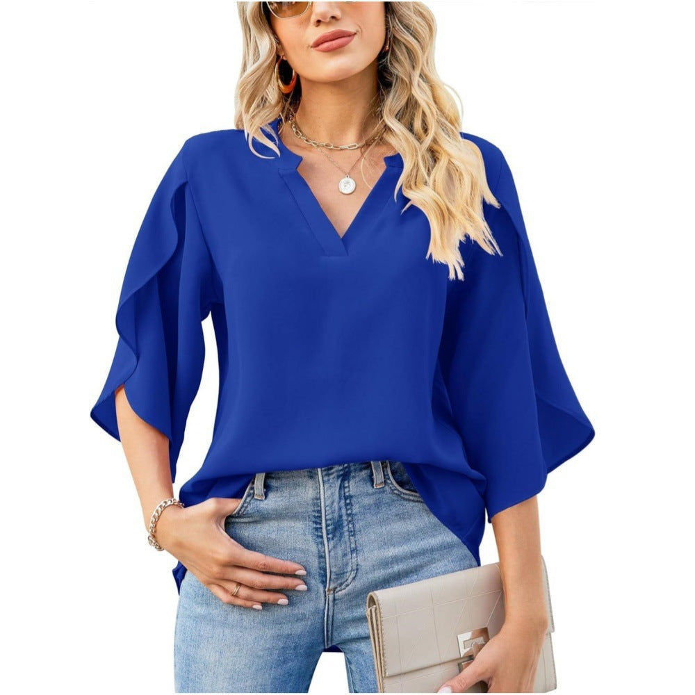 Leni™ - Haut Chic à Col en V