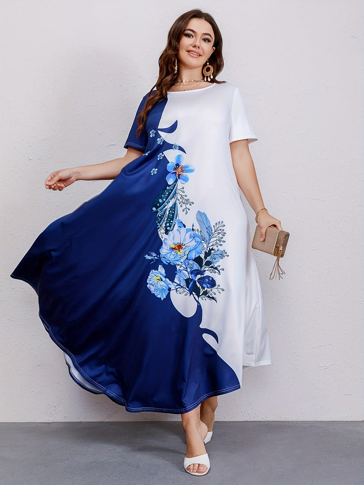 Mira | Robe Fleur Grande Taille