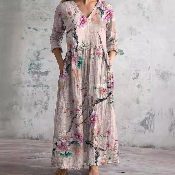 Ivoire - Maxi Bohème Floral Dress