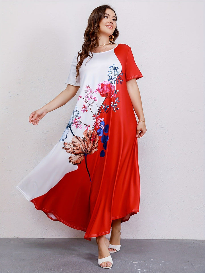 Mira | Robe Fleur Grande Taille