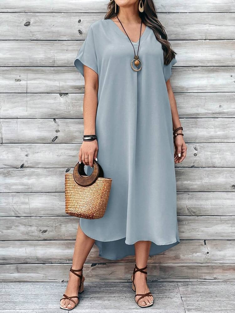 Hailey | Grande Taille V-neck Robe