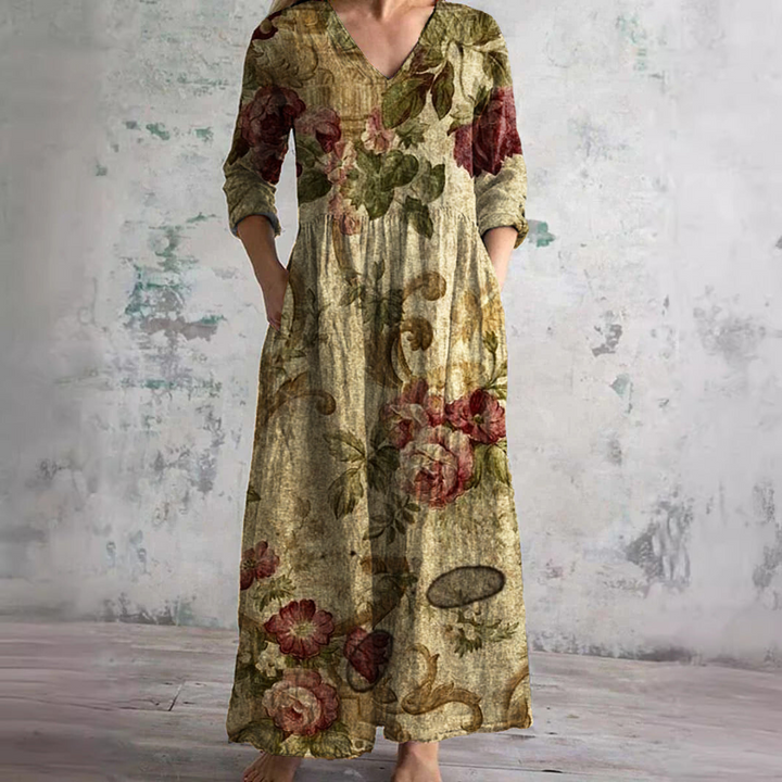 Ivoire - Maxi Bohème Floral Dress