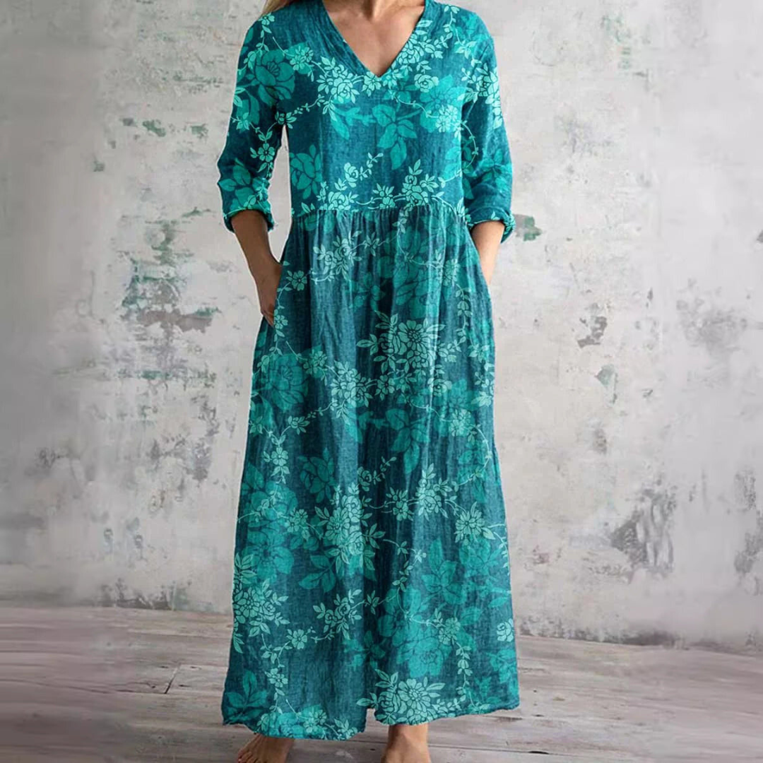 Ivoire - Maxi Bohème Floral Dress