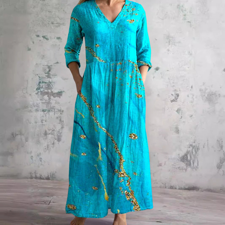 Ivoire - Maxi Bohème Floral Dress