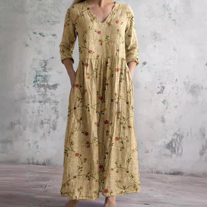 Ivoire - Maxi Bohème Floral Dress