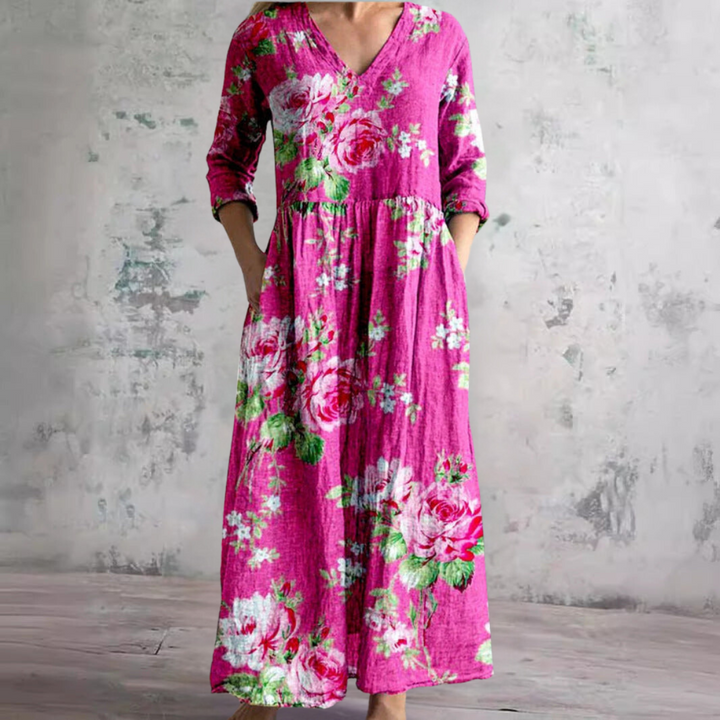 Ivoire - Maxi Bohème Floral Dress