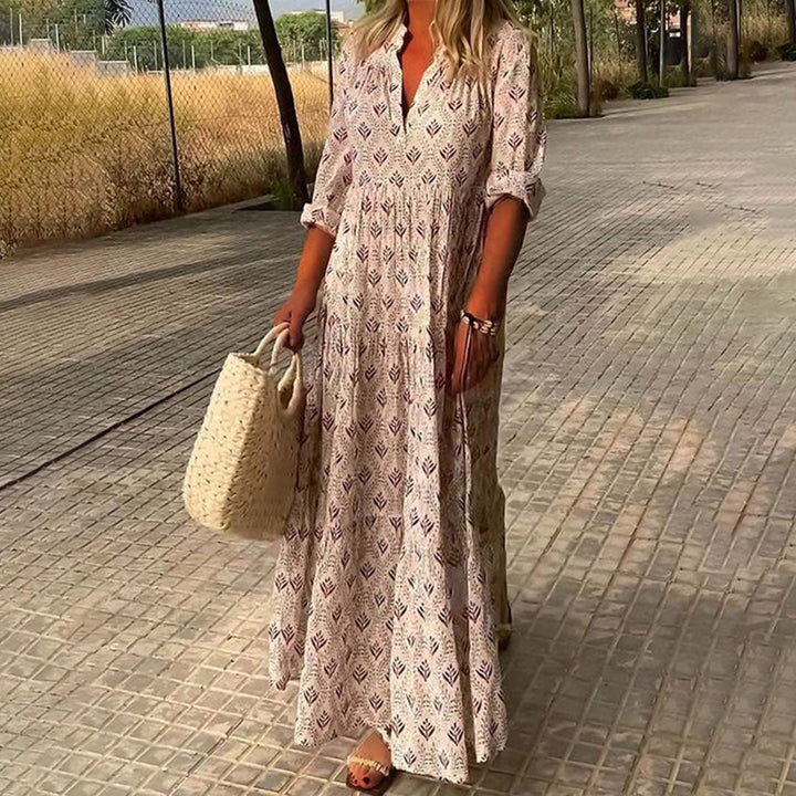 Nora - Élégante Robe Maxi Boho
