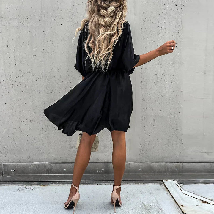 Lennon - Robe Mini Chic d'Été à Taille Haute