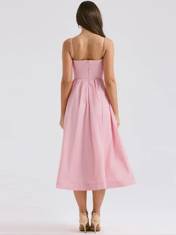 Delaney - Robe évasée à taille cintrée flatteuse