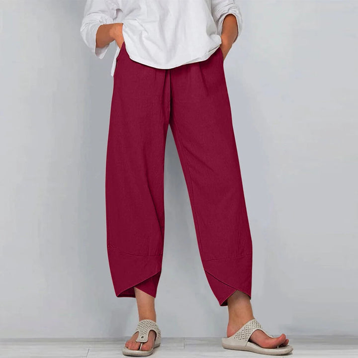 Violette – Pantalon à jambes larges élégant