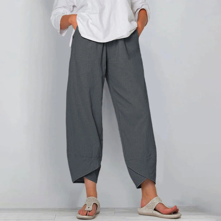 Violette – Pantalon à jambes larges élégant