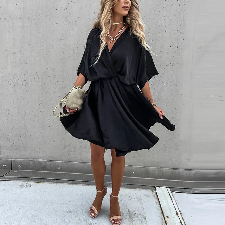 Lennon - Robe Mini Chic d'Été à Taille Haute