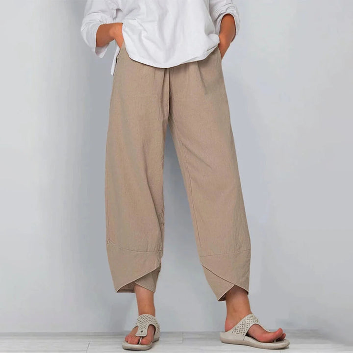 Violette – Pantalon à jambes larges élégant