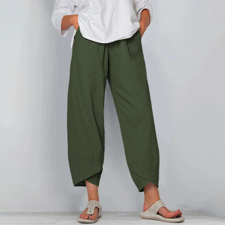 Violette – Pantalon à jambes larges élégant