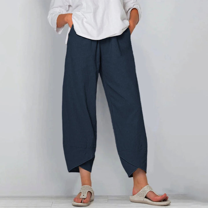 Violette – Pantalon à jambes larges élégant