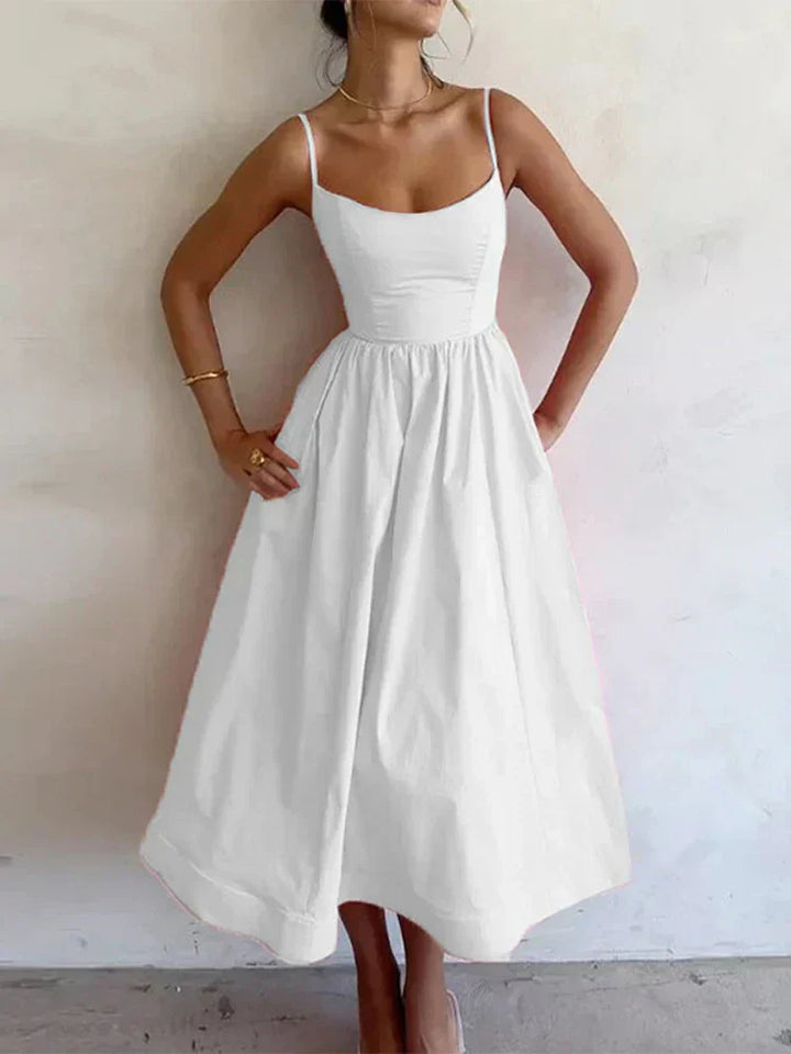 Delaney - Robe évasée à taille cintrée flatteuse