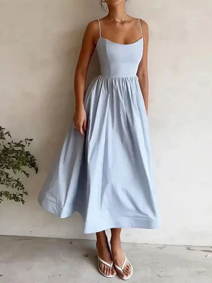 Delaney - Robe évasée à taille cintrée flatteuse