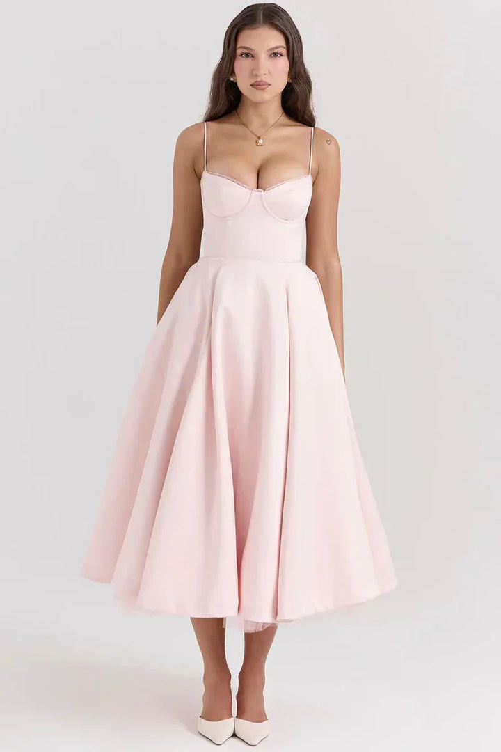 Minerva - Robe de Luxe à Bretelles Spaghetti pour Princesse